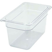 Winco SP7406 1/4-Size Food Pan, 6"H, -40°F to 210°F, Polycarbonate - Pkg Qty 6