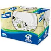 Dixie® DXEUX9PATHPB, Pathway Paper Plates, 8-1/2" Dia., Green/Burg/Wht, 600/Carton