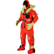 Kent 154100-200-020-13 Commercial Immersion Suit, USCG/SOLAS/MED, Red/Yellow, S