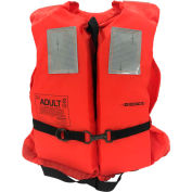 Datrex Offshore Life Vest, USCG Type I, Reversible, Orange, Adult Universal, DX400RTJ