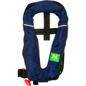 Kadematic 15 SOLAS 150N Inflatable Life Jacket, SOLAS/MED, Blue, Adult/Universal