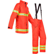 Mullion 1MI9 Complete Firefighter Suit, SOLAS/MED, Orange, Adult/Universal