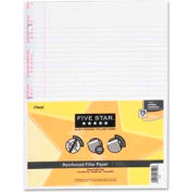 Mead® Filler Paper, 8-1/2" x 11", College Ruled, 3-Hole Punched, White, 100 Sheets/Pack