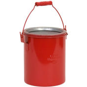 Eagle Bench Can - Metal - Red - 6 qt.