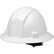 Elvex® VOLT FB™ Full Brim Hard Hat With 4Pt. Ratchet Suspension, White