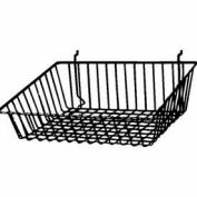 15"W X 12"D X 5"H Sloping Basket - Semi-Gloss Epoxy Chrome - Pkg Qty 6