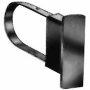 Extended End Cap For 1/2" X 1-1/2" Rectangular Tubing - Matte Black - Pkg Qty 100