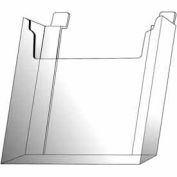 8-1/2"W X 11"H Acrylic Slatwall Literature Holder - Clear - Pkg Qty 12