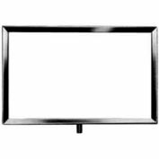 7"W X 5-1/2"H Sign Holder W/ 1/4" X 3/8" Fitting - Chrome - Pkg Qty 72