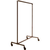 Econoco, Non-Adjustable Ballet Rack, PSBB, 41"W x 64H x 22"D, Anthracite Grey