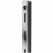 36"L Heavyweight Single Slot With 1" Slots On 2" Centers - Satin Zinc - Pkg Qty 10