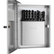 Edlund KLC 994, Locking Knife Cabinet with Integrated KR-699 Knife Rack, Stainless Steel