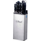 Edlund KR-50 - Knife Rack, 12" Skirting, Stainless Steel, Black Insert