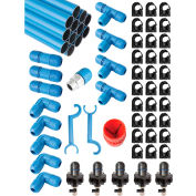 Fastpipe Rapidair F28235, 1" Master Kit 235 ft. 5 Outlets