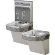 Elkay EZSTL8WSVRLK EZH20 Bi-Level Water Bottle Filling Station, 8 GPH, Light Gray, VR Bubbler