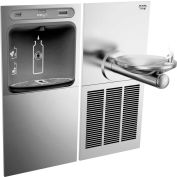 Elkay EZWS-SFGRN8K EZH2O Water Bottle Refilling Station W/SwirlFlo Green Single Cooler, Refrig, SS
