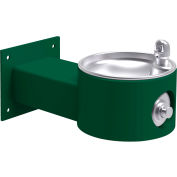 Elkay® Outdoor Wall Mount Drinking Fountain, Freeze Resistant, Evergreen