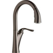 Elkay LKHA4031AS, Harmony Pull-Down Kitchen Faucet, Antique Steel, Single Lever Handle
