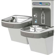 Elkay EZH2O Water Refilling Station, Wall Mount, Bi-Level, VR Bubbler, Stainless Steel- LZSTL8WSVRSK