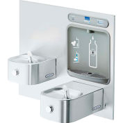 Elkay LZWS-EDFP217K EZH2O Water Bottle Refilling Station, Integral Fountain, Non Refrig, Filtered,SS