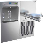 Elkay LZWS-SFGRN8K EZH2O Water Bottle Refilling Station, Filtered, Single Refrig Fountain, SS