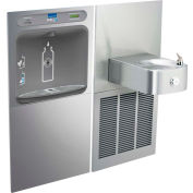 Elkay LZWS-SS8K EZH2O Water Bottle Refilling Station, Soft Sides Single Refrig Cooler, Filtered, SS