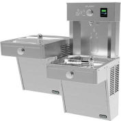 Elkay VRCTL8WSK EZH20 Vandal Resistant Bi-Level Water Bottle Filling Station, Stainless Steel