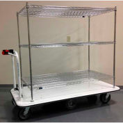 Electro Kinetic Technologies Motorized Stock Cart MCS-1772-306015-60 - 1500 Lb. Cap. - 60"x30"x60"
