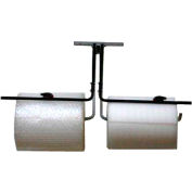 Bubble/Foam/Poly Dispenser, Wall Mount Unit, Double Arm W/ Slide Cutter, 12" Material Width