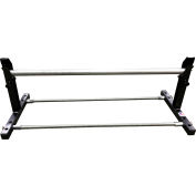 Encore Packaging Desk Mount Poly Tubing Dispenser for 24" Rolls, 35-1/2"L x 12-1/2"W x 10"H, Black
