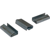 Encore Packaging Standard Duty Snap On Polypropylene Strapping Seals, 1/2" Strap Width, Pack of 1000