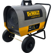DeWALT® Portable Forced Air Electric Heater W/ Adjustable Thermostat, 240V, 1 Phase, 20000 Watt
