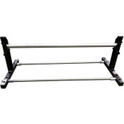 Encore Packaging Desk Mount Poly Tubing Dispenser for 24" Rolls, 35-1/2"L x 12-1/2"W x 10"H, Black