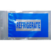 2 Mil Reclosable Seal Top Refrigerate Bags, 9"L x 6"W, Blue, Pack of 1000