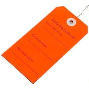 Dirty Equipment Tags, 2-5/16&quot;L x 4-3/4&quot;W, Red, 500/Pack