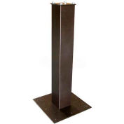 Surface Mount Post 27-1/2"H and Base Plate Package Bronze