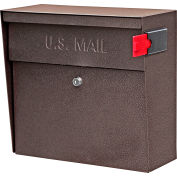 Metro Wall Mount Mail Boss Locking Mailbox Bronze