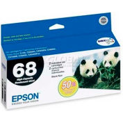 Epson® DURABrite Ultra High-Capacity Ink Cartridge T068120-D2, Black, 2/Pack
