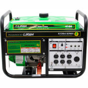 Lifan Power USA ES4100, 3500 Watts, Portable Generator, Gasoline, Recoil Start, 120V