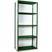 Equipto VG-20 Gauge Closed Shelf Starter Unit - 48"W X 24"D X 84"H w/ 7 Shelves, Textured Evergreen