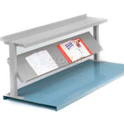 Equipto® Production Booster 452T72-LG, 72"W X 24"H, 2 Shelves, Dove Gray