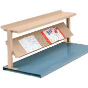 Equipto® Production Booster 452T72-PY, 72"W X 24"H, 2 Shelves, Putty