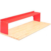 Equipto® Production Booster 454T48-RD, 48"W X 14"H, 1 Shelf, Cherry Red