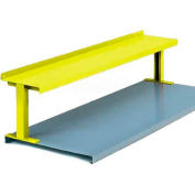 Equipto® Production Booster 454T48-YL, 48"W X 14"H, 1 Shelf, Safety Yellow