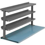 Equipto® Production Booster 463T72-GN, 72"W X 36"H, 3 Shelves, Evergreen