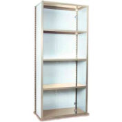 Equipto Vg Closed Shelf Starter Unit - 36" W X 24" D X 84" H W/ 5 Shelves, Textured Putty