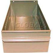 Equipto Individual Metal Shelf Drawer, 4-1/4"W x 17"D x 3-1/8"H, Textured Putty