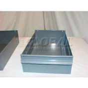Equipto Metal Shelf Drawer 8563 - 8-3/8"W x 17"D x 3-1/8"H, Textured Evergreen
