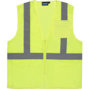Aware Wear® ANSI Class 2 Economy Mesh Vest, 61651 - Lime, Size 3XL