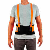 Ergodyne® ProFlex® 100 Economy Hi-Vis Back Support, Orange, XL
